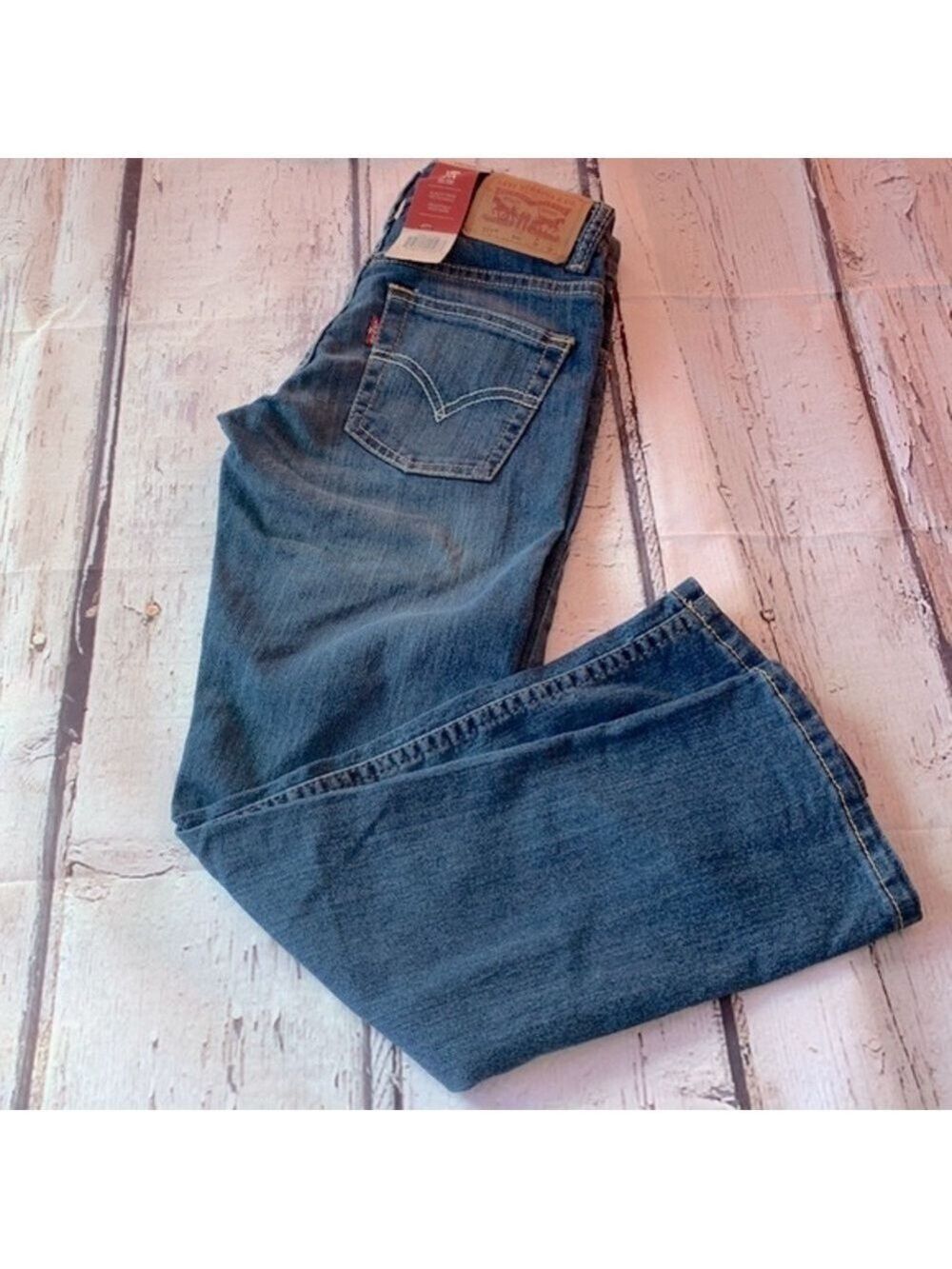 BOYS SLIM FIT LEVI’S BLUE JEANS